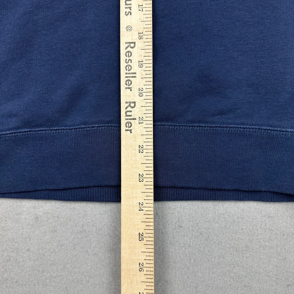 West Virginia Mountaineers Hoodie Men Large Blue Nike NCAA Pullover Sweatshirt